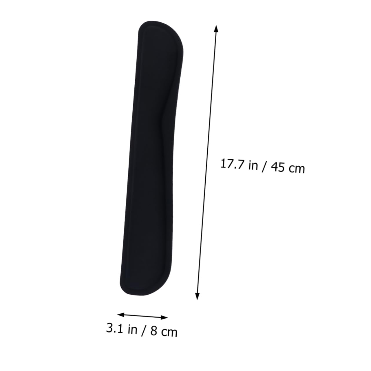 Tofficu 2sets Poggiapolsi Per Tastiera e Mouse Cuscinetti Materiale Ergonomico Supporto Per Polso Per Ufficio e Gaming Design Elasticizzato Per Comfort Prolungato Nero
