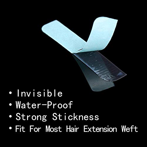 Cintas Adhesivas, Extensiones de Cinta Adhesiva, Adhesivo Tape para Extensiones de Cabello y Trama del Cabello, 60 Pcs