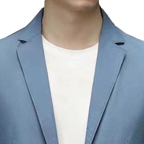 Coupe droite impeccable pour ce blazer d'affaires en tissu premium