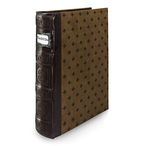 image for Bellagio-Italia Tuscany CD/DVD Storage Binder - Leather - 48-Disc Capa