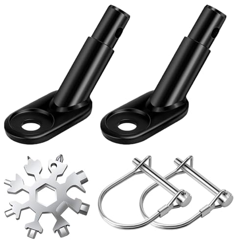 Universelles Fahrradanhänger Kupplung, 2 Stück Edelstahl Kupplungen,...