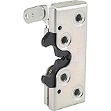 Universal Bear Jaw Car Door Latch, LH Steel, Upgrade for Hot Rods & Street Rods, Zinc Plated, Rod/Cable Release Compatible, Works with Steel & Fiberglass Doors, Standard/Suicide Installations