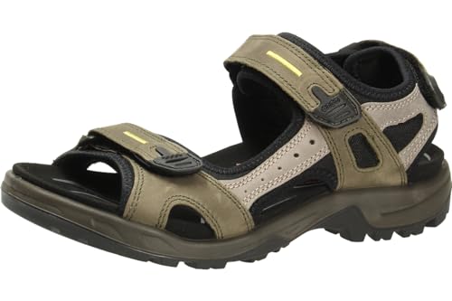 Image of ECCO Men's Yucatan Sandal,Tarmac /Moon Rock,47 M EU (US Men's 13-13.5 M)