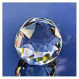 Gewicht ca. 91Grams / Stk SSXPNJALQ 40MM Kristallkugel freier Kristall Prisms Suncatcher Lüsterbehang Anhänger-Zusatz-DIY Bead Vorhang hängende Verzierung
