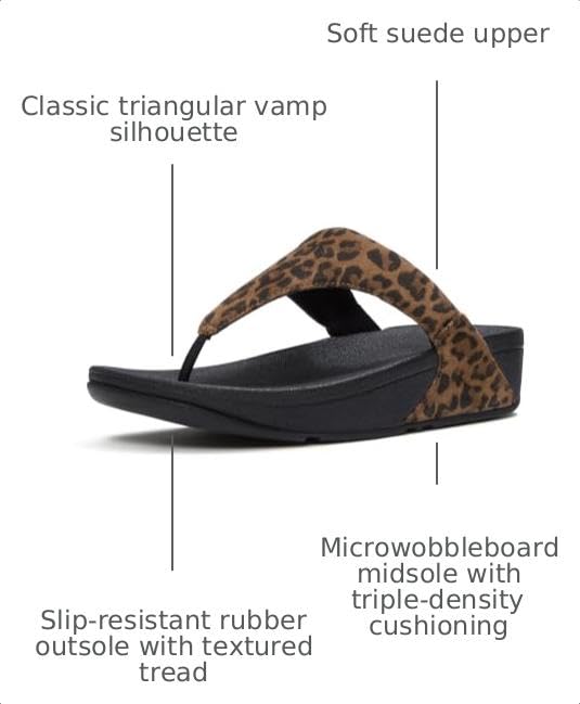 Image of FitFlop Women's Lulu Leather Toe-Post Sandals