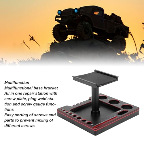 Support de travail voiture RC de précision en aluminium rigide durable - 3