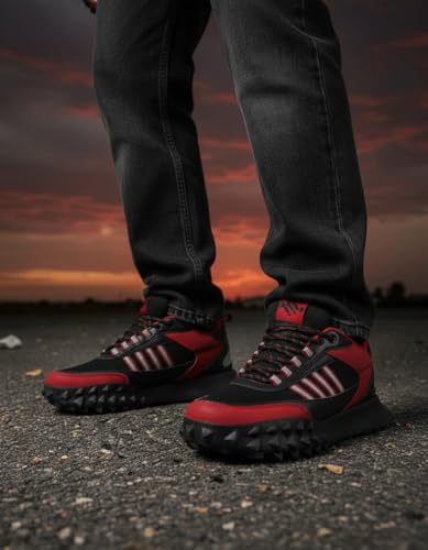 Image of Bacca Bucci x House of The Dragon Sneakers - Fire & Blood Edition | All-Terrain Lifestyle Trainers