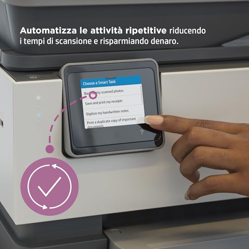 OfficeJet Pro 9012e 22A55B, Stampante Multifunzione a Getto d'Inchiostro A4 a Colori, Fronte e Retro Automatico, 22 ppm, Wi-Fi, 6 Mesi di Inchiostro Instant Ink Inclusi, Nera - Sedia gaming - Immagine 6