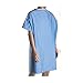 DMI Hospital Patient Gown for Women or Men, Back and Shoulder Snap, 36