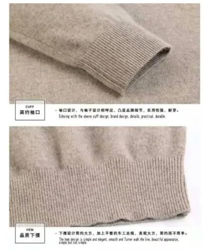 Men Cashmere Cotton Blended Winter Round Neck Jumper Pull Homme Knitted Sweaters Pullover3