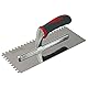 Faithfull - Soft-Grip Zahnspachtel Edelstahl 11 x 4 1/2in - FAISGTNOT6SS, Multi, 6mm Stainless Steel Soft Grip Handle 11 x 4.1/2in