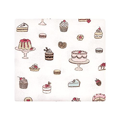 Image of Hudson Baby Unisex Baby Cotton Flannel Receiving Blankets Bundle, Sweet Bakery, One Size