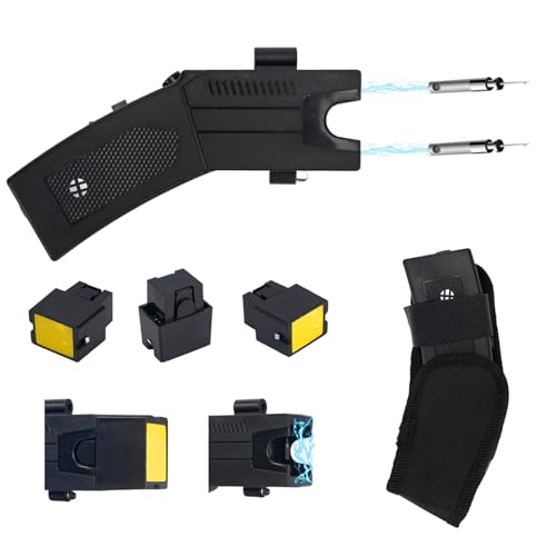 Heavy Duty Stun Gun with LED Flashlight, 15 Foot...
