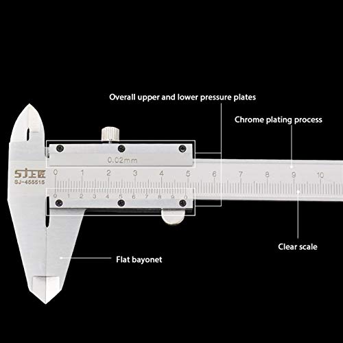 Calibrador Vernier Alta Precisión 0-200mm miniatura 3