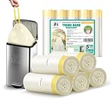 Foyer Nuage Bolsas de basura de plástico de 20 L con cordón, 55 x 55 cm de grosor, para dormitorio, cocina, oficina