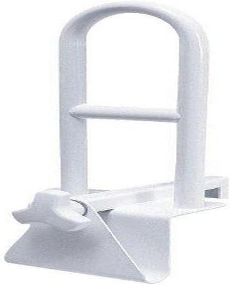 Medline MDS86321W Bathtub Grab Bar, Locks to Side of Tub (Pack of 2)