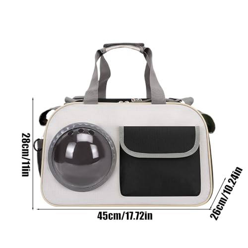 Construction robuste sac à dos de porte-chat respirant rigide 45cm - 6