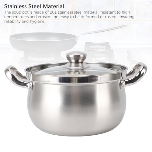 Marmite en acier inoxydable de 24 cm Walfront avec couvercle