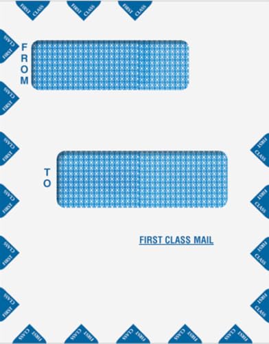 EGP First Class Mail Alternate Window Envelope, Double Window, Quantity