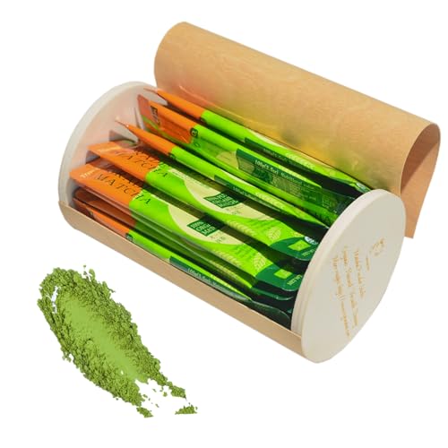 TOP ONE Ceremonial Grade Organic Matcha Green Tea Powder - 30 Sin...