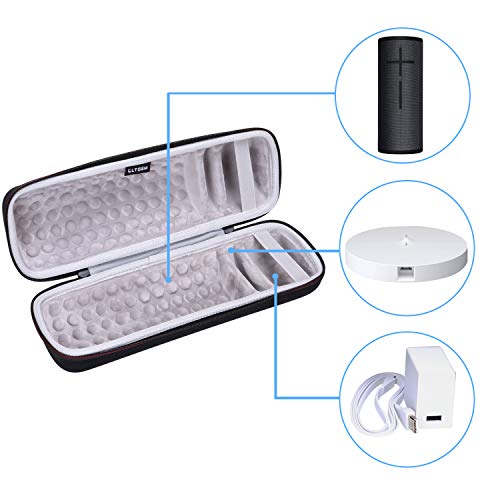 LTGEM Hard Carrying Case for Ultimate Ears UE MEGABOOM 3 Portable Bluetooth Wireless Speaker. Fits Charging Dock and Other Accessories. - Image 4