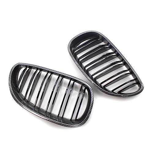 Calandre avant double latte pour BMW E60 E61 2004-2010 grille aération pare-chocs - 5
