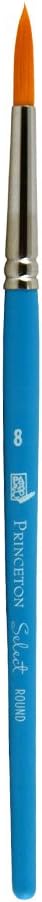 Princeton Select Artiste, Series 3750, Paint Brush for Acrylic, Watercolor and Oil, Round, 8