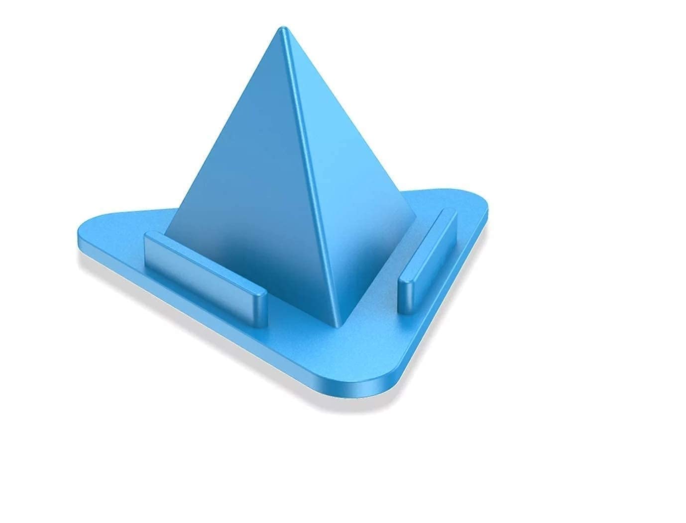 Universal Desk Table Mobile Holder Stand - Triangle Pyramid Shape, Anti-Slip, Safe, Multi-Angle (Multi Color, Pack of 2)-picture-16