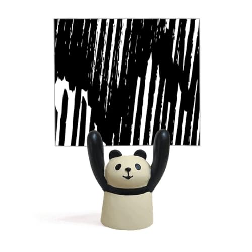 Panda porte-mémo et décoration de table pour bureau et chambre d'enfant