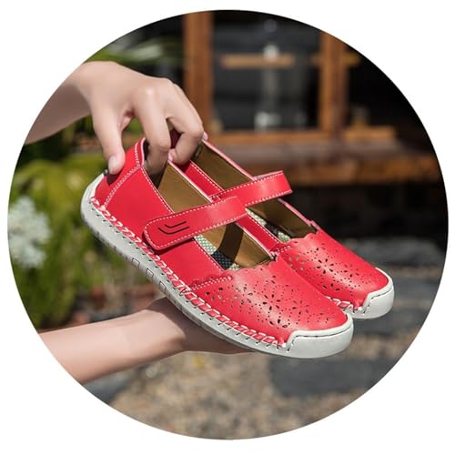 Zapatos planos Mary Jane vintage para caminar cómoda en tu uso diario y de compras 2