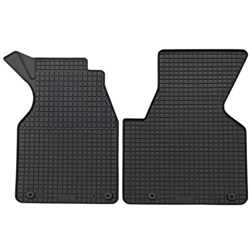 Preisvergleich Produktbild PETEX Gummimatten passend für T4 Bus / Transporter ab 1990-04 / 2003 vorne Fußmatten schwarz 2-teilig