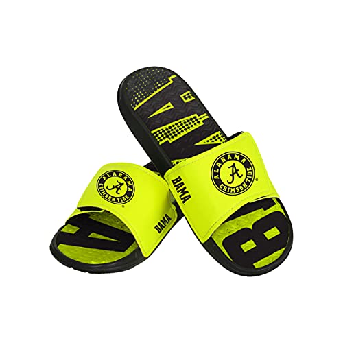 FOCO Alabama Crimson Tide NCAA Mens Highlights Gel Slide - M