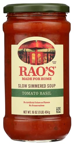 Rao's Made for Home Tomato Basil Soup, 16oz, Traditional Italian Heat and Serve Soup, Made with...