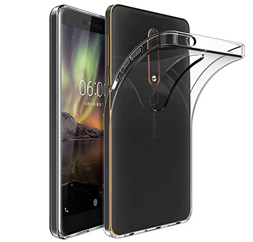 Image of Shockproof Case for Nokia 6.1 2018 Transparent