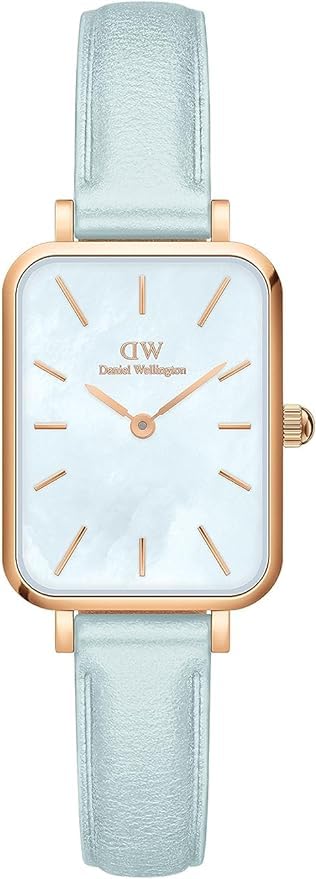 Daniel Wellington Leather Analog Mother of Pearl Blue Dial Womens Watch-Dw00100638K, Dial Color-Grey, Band Color-Blue (B0D2LB63QV) Amazon Price History, Amazon Price Tracker