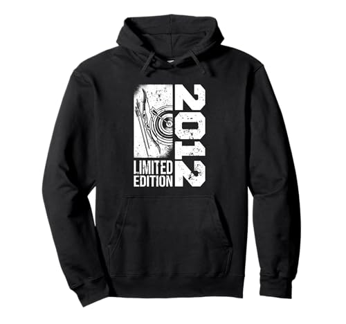 Bogenschütze Geburtstag Jahrgang 2012 geboren Bogenschießen Pullover Hoodie