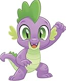 4 Inch Spike the Dragon Wall Decal Sticker MLP My Little Pony The Movie Removable Peel Self Stick Adhesive Vinyl Decorative Art Kids Room Home Decor Girl Bedroom Nursery 4 x 4 1/2 inches tall