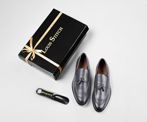 Image of LOUIS STITCH Men's Shoes Tassel Style Comfortable Moccasins for Men (RGMCPLTA)