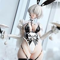 Tongyundacheng 2B Actionfigur mit Zubehör, Anime Spiel Mädchen Figur Modell, Bunny Ver, Yorha 2B Automata Statue, Desktop-Ornament Sammelgeschenk, 48 cm – Ansicht 4