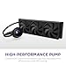 NZXT Kraken Plus 360 – AIO CPU Liquid Cooler – 360mm Radiator – 3 x F120P Fans – Customizable 1.54