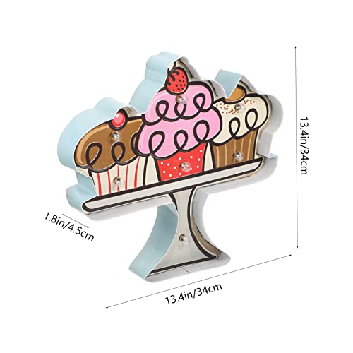 Lámpara de pared led de montaje fácil y diseño creativo retro pastel para iluminación de fondo 2
