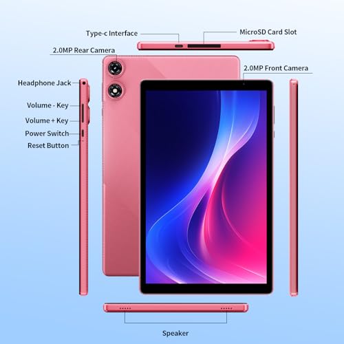 Image of Android 16 Tablet 10.1 inch HD IPS Display 32GB1T Expand Touchscreen Tablets PC