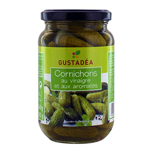 Producto del mundo – Pepinillos extrafinos Gustadea Pot Glass 37 Cl
