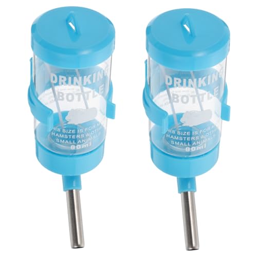 BESPORTBLE 2piezas Fuente De Agua para Hámster Diseño De Bola Deslizante Comedero Automático Suministro De Agua para Mascotas Adecuado para Roedores Hámsters Conejos