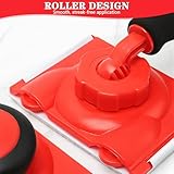 FANGCCC Paint Edger Set – 2 PCS Cutting in Tools for Painting Walls and Ceilings, Paint Pads Edging Tool with Replacement Sponges and Gloves – Perfect for Clean Lines and Smooth Finish - Image 3