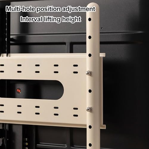 Soporte móvil para TV hasta 110 lb, ajuste altura, ruedas miniatura 2