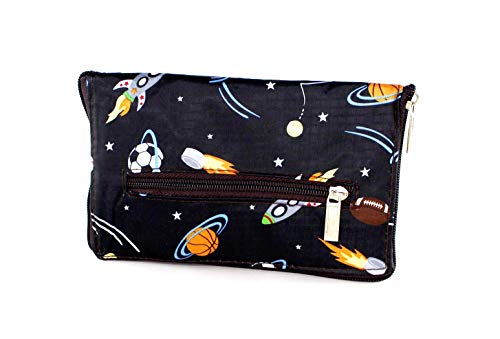 Foldable Tote Bag for Women-Top Zipper Closure Premium Quality Lightweight Cute (Black)3