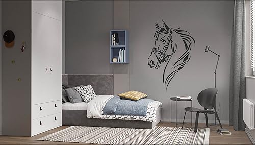 Horse Stencils, Large Format Wall Art Painting Stencil, Reusable Plastic Template (HORSE-10, S) - Image 4