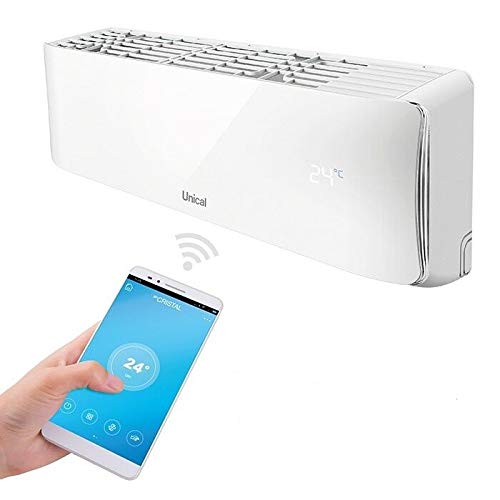 Climatiseur WI-FI UNICAL AIR CRISTAL 13000 BTU- 35Kw kit 3 metres, convient pour une surface de 30-40 m2.Classe energetique A++.
