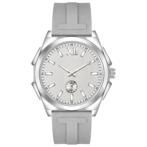 Image of styledose Men's Watch Analog Quartz with Chronograph & Silicone Strap -Casual & Formal Wrist Watch for Men